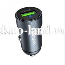 Автомобильное зарядное устройство Car Charger | 3.0A | QC3.0 — Hoco Z32 металлик
