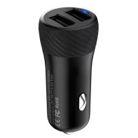 Автомобильное зарядное устройство Car Charger | 3.4A | 2U — Hoco Z21 черный