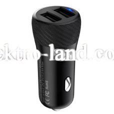 Автомобильное зарядное устройство Car Charger | 3.4A | 2U — Hoco Z21 черный