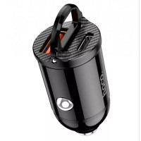 Автомобильное зарядное устройство Car Charger | 30W | PD | QC3.0 — Hoco NZ2 —  черный