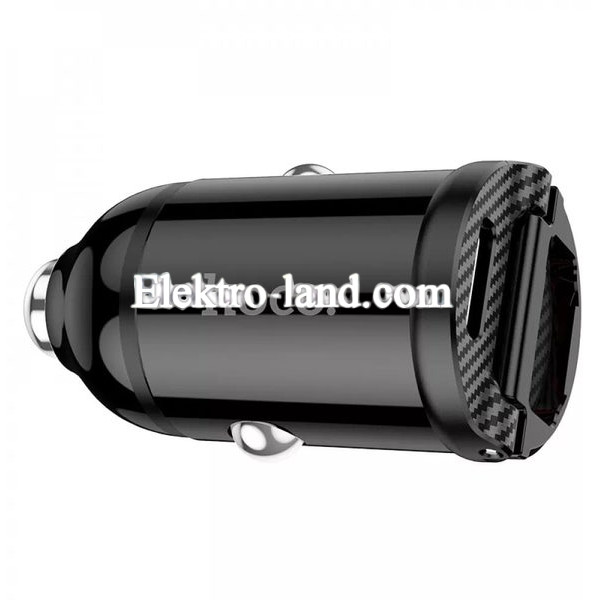 Автомобильное зарядное устройство Car Charger | 30W | PD | QC3.0 — Hoco NZ2 —  черный