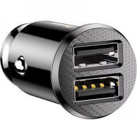 Автомобильное зарядное устройство Car Charger | 15.5W | 2U — Baseus (CCALL-ML) Grain — CCALL-ML01 черный