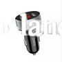 Автомобильное зарядное устройство Car Charger | 2.1A | 2U | Digital Display — Hoco Z26 —  черный