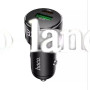 Автомобильное зарядное устройство Car Charger | 20W | PD | QC3.0 | Digital Display — Hoco Z42 черный
