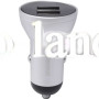 Автомобильное зарядное устройство Car Charger | 24W | 2U | Digital Display — Baseus (CCBX-0S) Silver — CCBX-0S металлик