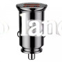 Автомобильное зарядное устройство Car Charger | 30W | 2U — Baseus (CCALL-YD01) Circular Plastic A+A Dual QC3.0 Quick черный