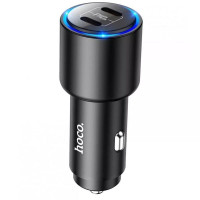 Автомобильное зарядное устройство Car Charger | 40W | 2 PD — Hoco NZ3 черный