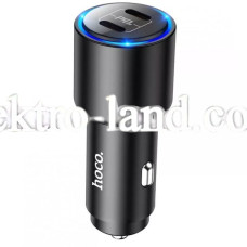 Автомобильное зарядное устройство Car Charger | 40W | 2 PD — Hoco NZ3 черный