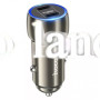 Автомобильное зарядное устройство Car Charger | 40W | 2 PD — Hoco Z48 — серый