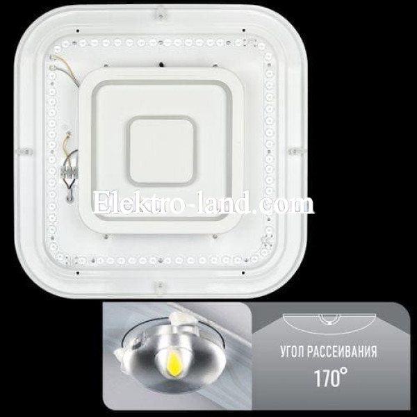 Светильник светодиодный Biom SMART SML-S25-80 3000-6000K 80Вт с д/у