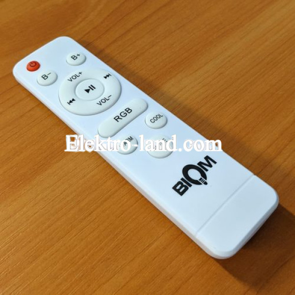 Светильник светодиодный Biom SMART SML-R26-70-M-RGB 3000-6000K+ RGB 70Вт с д/у музыкальный BT APP