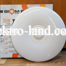 Светильник светодиодный Biom SMART SML-R26-70-M-RGB 3000-6000K+ RGB 70Вт с д/у музыкальный BT APP