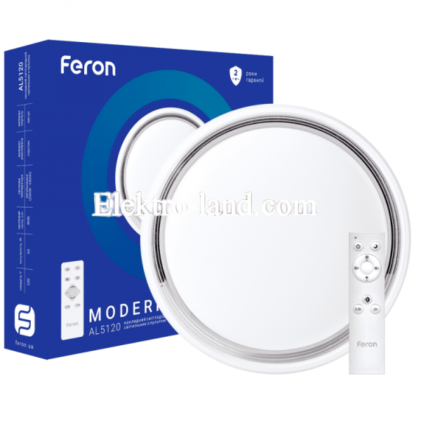 Светодиодный светильник feron smart 60w 4900lm modern