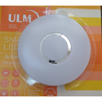 Светильник светодиодный ULM SMART 90W  круглый   с пультом матовый