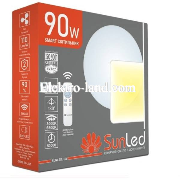Накладной светодиодный светильник Дюна 50w Smart SUNLED