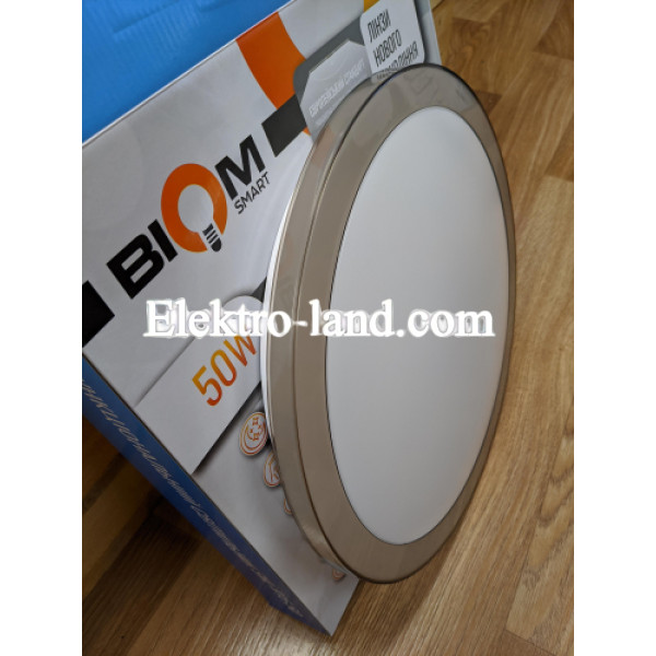 Светильник светодиодный Biom SMART SML-R15-50 3000-6000K 50 Вт с д/у