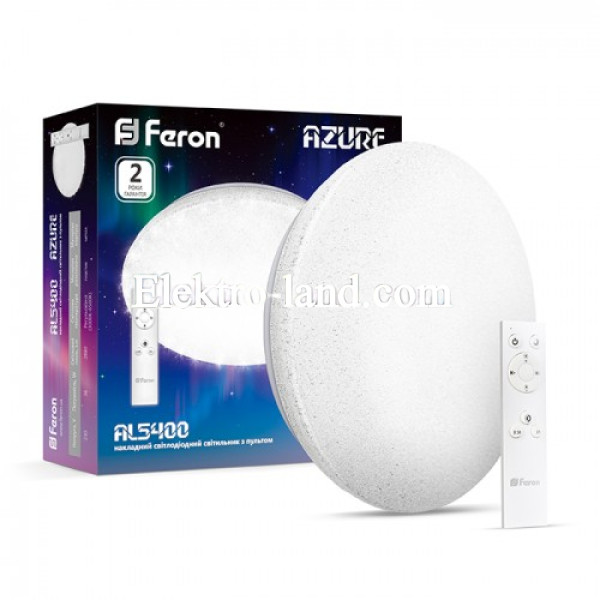  Светодиодный светильник smart azure feron  36w 2880lm 