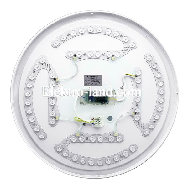 LED светильник функциональный круглый VIDEX RING 72W 2800-6200K