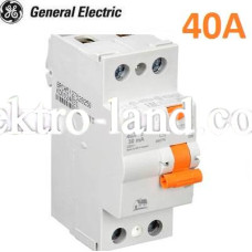 Устройство защитного отключения (УЗО) DCG240/030 2P AC, 6kA General Electric 