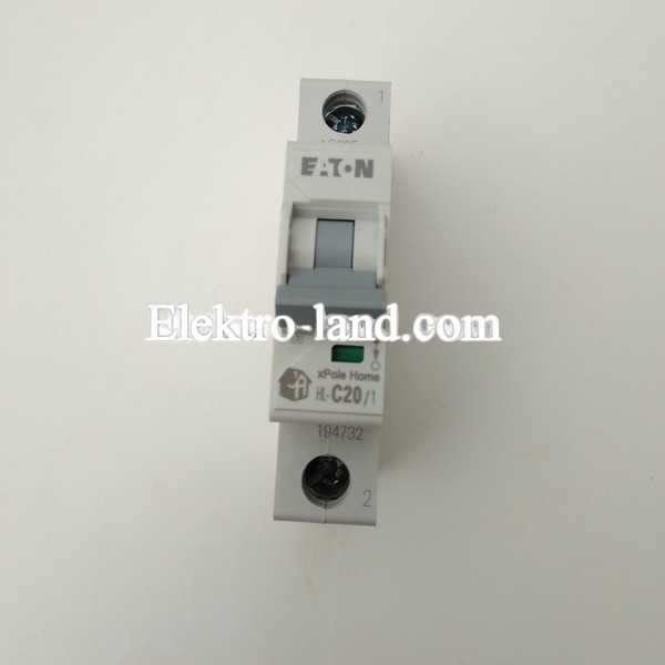 Автоматический выключатель Eaton HL-C  20/1 Moeller  20 А