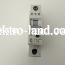 Автоматический выключатель Eaton HL-C  40/1 Moeller 40 А