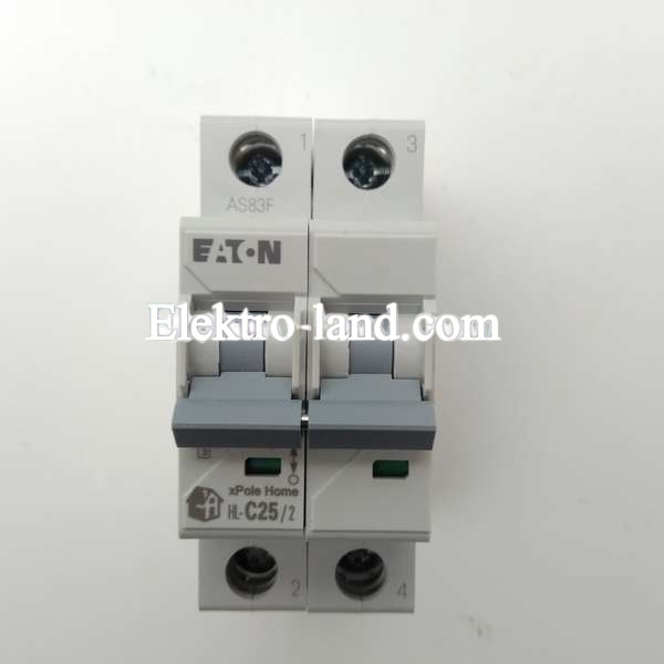 Автоматический выключатель Eaton HL-C  25/2  Moeller  25 А