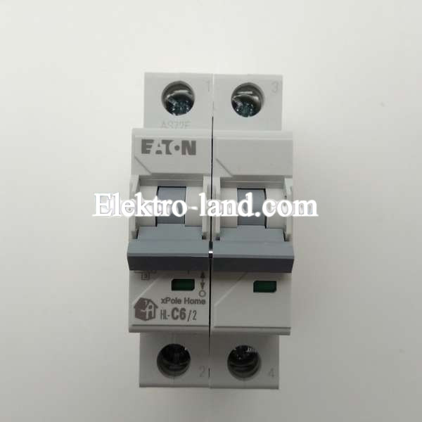 Автоматический выключатель Eaton HL-C  6/2  Moeller  6 А