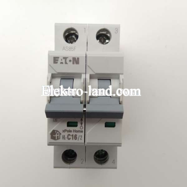 Автоматический выключатель Eaton HL-C  16/2  Moeller  16 А