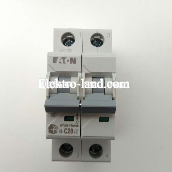 Автоматический выключатель Eaton HL-C  20/2  Moeller  20 А