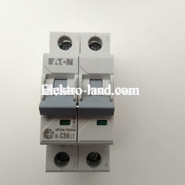 Автоматический выключатель Eaton HL-C  50/2  Moeller  50 А