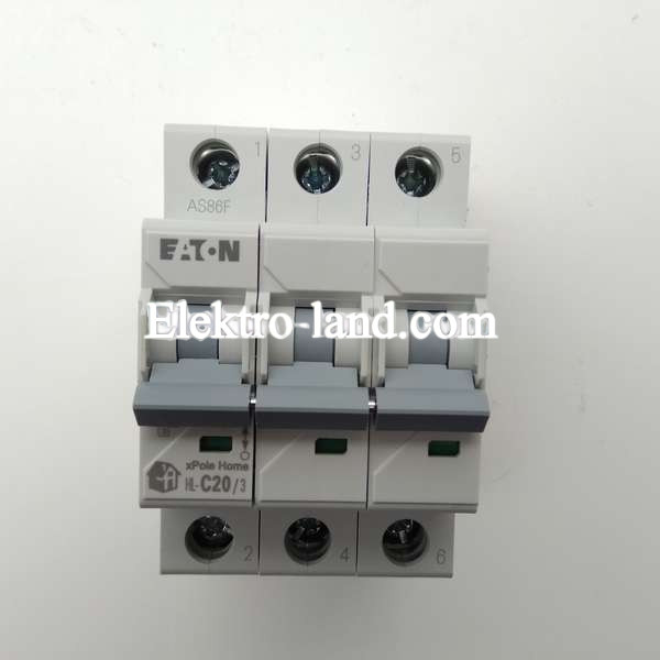 Автоматический выключатель Eaton HL-C  20/3  Moeller  20 А