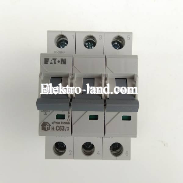 Автоматический выключатель Eaton HL-C  63/3  Moeller  63 А