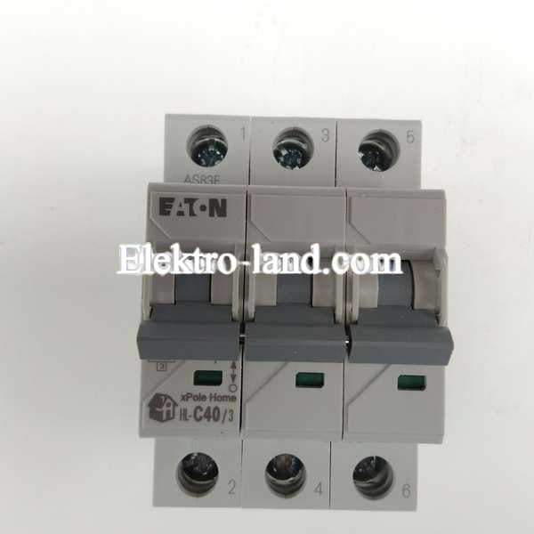 Автоматический выключатель Eaton HL-C  40/3  Moeller  40 А