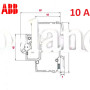 Автоматический выключатель 2Р 10А тип C, ABB basic M 