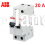 Автоматический выключатель 2Р 20А тип C, ABB basic M 