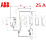 Автоматический выключатель 2Р 25А тип C, ABB basic M 