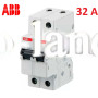 Автоматический выключатель 2Р 32А тип C, ABB basic M 