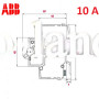 Автоматический выключатель 1Р 10А C, ABB basic M 