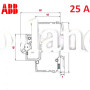 Автоматический выключатель 1Р 25А тип C, ABB basic M 