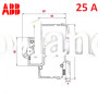 Автоматический выключатель 3Р 25А тип C, ABB basic M 