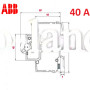 Автоматический выключатель 2Р 40А тип C, ABB basic M 