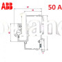 Автоматический выключатель 2Р 50А тип C, ABB basic M 