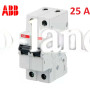 Автоматический выключатель 2Р 25А тип C, ABB basic M 