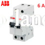 Автоматический выключатель 2Р 6А тип C, ABB basic M 