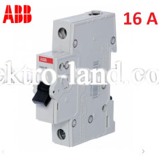 Автоматический выключатель 1Р 16А C, ABB basic M 