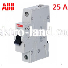 Автоматический выключатель 1Р 25А тип C, ABB basic M 