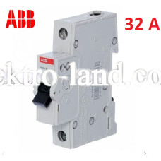 Автоматический выключатель 1Р 32А тип C, ABB basic M 
