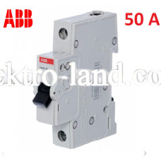 Автоматический выключатель 1Р 50А тип C, ABB basic M 