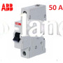 Автоматический выключатель 1Р 50А тип C, ABB basic M 
