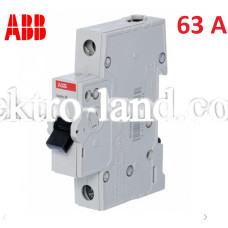 Автоматический выключатель 1Р 63А тип C, ABB basic M 